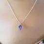 Dazzlingrock Collection 14K 9x7 mm Pear Cut Ladies Solitaire Teardrop Pendant (Silver Chain Included), White Gold Dazzlingrock Collection 14K 9x7 mm Pear Cut Ladies Solitaire Teardrop Pendant (Silver Chain Included), White Gold
