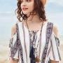 MJartoria Tassel Long Necklaces for Women Chain Necklace Handmade Turquoise Wood Beaded Necklace for Women Fashion Jewelry
