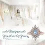 JIANGYUE Rose Gold Plated Blue Spinel Rings for Women Birthstone Rings for Girls White Cubic Zirconia Cocktail Rings Mothers Day Jewelry Gifts Size 5 6 7 8 9 10