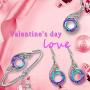 HJ HUAJ Women Jewelry Set Nirvana of Phoenix Fashion Jewelry for Women Volcano Crystals from Swarovski Gifts for Her Valentines Day with Gift Box