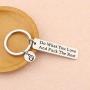 WSNANG Funny Inspirational Gift Do What You Love and Fuck The Rest Keychain Funny Proverbs Gift Friends Quotes Best Friend Appreciation Gift Friendship Jewelry
