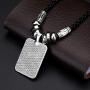 NC 1 Set Necklaces for Women Men, Long Best Friend Necklace Teen Girls Alloy Glass Pendant Leather Braided Rope Constellation Bracelets for Women Mens Jewelry