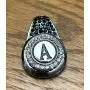 My Prime Gifts Jewelry Letter A Rhinestone Metal Standard 18-20mm Snap