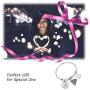 Funny Pizza Bracelet You Have a Pizza My Heart Pizza Food Lover Jewelry Pizza Gift for Wife Girlfriend（have pizza heart BR）