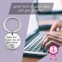 Eigso Lucky Keychain Good Luck in Your New Job You Traitor New Job Keychain Goodbye Gift for Work Colleague(Lucky New Job KR)