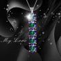 Aurora Tears 925 Sterling Silver Women Mystic Rainbow Topaz Jewelry Crystal Fire Topaz Necklace Earrings Sets Fashion Statement Jewellery