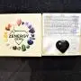 Zenergy Gems Charged Natural Himalayan Gemstone Crystal Puffy Heart Pendant Necklace + 20'' Silver Chain + Selenite Charging Heart [Included]
