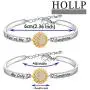 HOLLP Distance Sunflower Bracelet Set For Women Girl Friendship Jewelry You are My Sunshine My Only Sunshine Bracelet Mother Daughter Bracelet Birthday Mothers Day Jewelry HOLLP Distance Sunflower Bracelet Set For Women Girl Friendship Jewelry You are My Sunshine My Only Sunshine Bracelet Mother Daughter Bracelet Birthday Mothers Day Jewelry