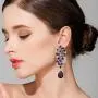 BriLove Womens Bohemian Boho Crystal Flower Wedding Bridal Chandelier Teardrop Bling Clip-On Dangle Earrings BriLove Womens Bohemian Boho Crystal Flower Wedding Bridal Chandelier Teardrop Bling Clip-On Dangle Earrings