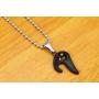 Uloveido Stainless Steel Mens Womens Couples Pendant Necklace Love Heart CZ Puzzle Matching Fashion Jewelry Gifts (9 clolors to Choose) SN102