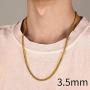 ChainsHouse Miami Cuban Link Chain 6MM-14MM Chunky Stainless Steel/18K Gold Plated Curb Necklace Jewelry for Mens Boys Womens 18-30'', Send Gift Box