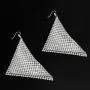 Suyi Trendy Women Earrings Metal Mesh Grid Sequins Tassel Long Drop Dangle Earrings Suyi Trendy Women Earrings Metal Mesh Grid Sequins Tassel Long Drop Dangle Earrings