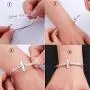 Zuo Bao Christian Bracelet Faith Bracelet Let Your Faith be Bigger Than Your Fear Cross Bracelet Religious Jewelry Gift for Her