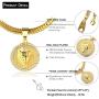 Halukakah ● Kings Landing ● 18k Real Gold Plated Lion Pendant Necklace,with Free SharkTail Chain 30''