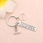 FUSTMW Surfer Gifts Surfing Keychain Inspirational Surfing Lover Gift Ocean Waves Charm Sport Pendant Surfer Girl Gift for Best Friends