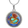 Retro Style Dragon Necklace Legend Dragon Jewelry Glass Gems Pendant Charm Gifts Retro Style Dragon Necklace Legend Dragon Jewelry Glass Gems Pendant Charm Gifts