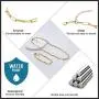 Lcherry Paperclip Choker Necklace Paperclip Bracelet 14K Real Gold Plated Oval Link Chain Necklace Bracelet Set for Women Lcherry Paperclip Choker Necklace Paperclip Bracelet 14K Real Gold Plated Oval Link Chain Necklace Bracelet Set for Women