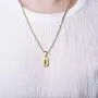YOYO&YOKI Number Necklaces Personalized Necklaces 18K Gold Plated Initial Number Pendant Stainless Steel Chain Sports Necklaces for Men Women
