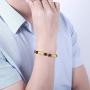 Feng Shui Amulet Bracelet The Best Prosperity Red Garnet Bead Bracelet with 6/4 Gold Plated Pi Xiu/Pi Yao Lucky Wealthy Brecelet