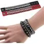 4 Pieces Punk Rock Faux Leather Rivet Spike Studded Bracelet Gothic Biker Strap Cuff Buckle Wristband Bracelet for Men Women Girls Boys Hip Hop Unisex Jewelry Gift 4 Pieces Punk Rock Faux Leather Rivet Spike Studded Bracelet Gothic Biker Strap Cuff Buckle Wristband Bracelet for Men Women Girls Boys Hip Hop Unisex Jewelry Gift