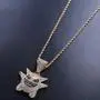 JRjewelry Hip Hop Bling Iced-Out Gengar Pendant Necklace Gold Plated 24'' Rope Chain JRjewelry Hip Hop Bling Iced-Out Gengar Pendant Necklace Gold Plated 24'' Rope Chain