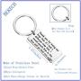 BEKECH Step Dad Keychain Gift Stepfather Gifts Thank You for Being My Step Dad Punch in Face Keychain Father Jewelry Bonus Dad Gifts from Stepdaughter or Stepson