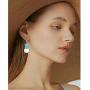 New Funny Drinking Fountain Toliet Bathtub Earrings For Women Geometric Unusual Creative Acrylic Dangle Earrings Fashion Jewelry