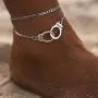 2 Pcs Delicate Layered Handcuffs Anklets Boho Silver Plated Gold Plated Fashion Anklet Summer Beach Elegant Anklet for Women Girls Jewelry 2 Pcs Delicate Layered Handcuffs Anklets Boho Silver Plated Gold Plated Fashion Anklet Summer Beach Elegant Anklet for Women Girls Jewelry