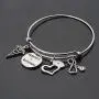 ENSIANTH Nurse Retirement Gift Happiness is Retirement Bracelet Gift for Nurse Doctor ENSIANTH Nurse Retirement Gift Happiness is Retirement Bracelet Gift for Nurse Doctor