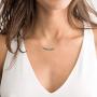 Mevecco Pearls Choker Necklace Handmade 18k Gold Plated Dainty CZ Turquoise Pendant Gold Choker Ring Necklace for Women