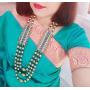 Crunchy Fashion Bollywood Traditional Indian/Bohemian Style Afgani Oxidised Silver Boho Gypsy Tribal Handmade Jewelry Necklace for Women