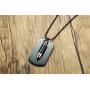 PJ Jewelry Stainless Steel Military Army Custom Dog Tag Pendant Bullet Ashes Cremation Urn Necklace for Men