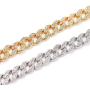 Cuban Link Necklace for Men - Hip Hop Necklace Iced Out with Bling Rhinestones, Fashion Accessory for Hip Hop Lovers