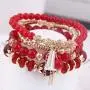 Bohemian Beaded Bracelet for Women and Girls Multi-layer Stackable Stretch Bracelet Color Crystal Beach Bracelet Set Bohemian Beaded Bracelet for Women and Girls Multi-layer Stackable Stretch Bracelet Color Crystal Beach Bracelet Set
