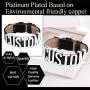 U7 Men Women Wristband 6MM 12MM 22MM Wide Genuine Leather Cuff Bracelet with Personalized DIY 1-8Pcs Initials Letter Chunky Wrap Bracelet,Fit Wrist 6-9 Inch, Gift Packed