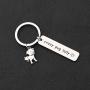 WUSUANED Pug Keychain Crazy Pug Lady Keychain with Pug Charm Pug Jewelry Gift for Pug Owner Lover