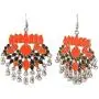 Efulgenz Boho Vintage Antique Ethnic Gypsy Tribal Indian Oxidized Gold Tassel Jhumka Dangle Earrings Set Jewelry Efulgenz Boho Vintage Antique Ethnic Gypsy Tribal Indian Oxidized Gold Tassel Jhumka Dangle Earrings Set Jewelry
