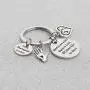 BAUNA Occupational Therapy Gifts Therapist Jewelry Medicine Adds Days to Life OT Adds Life to Days Keychain OT Gifts Occupational Therapist Keychain