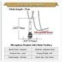 Xusamss Punk Rock Titanium Steel Microphone Pendant Necklace,22inches Box Chain Xusamss Punk Rock Titanium Steel Microphone Pendant Necklace,22inches Box Chain