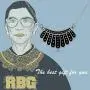 ONEFINITY 925 Sterling Silver RBG Dissent Collar Necklace RBG Jewelry Gifts for Fans of Ruth Bader Ginsburg