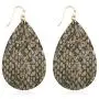 Bohemian Delicate Lightweight Cork Geometric Earrings - Leopard Animal Print Teardrop, Marquise, Rhombus, Leaf Drop Dangles Bohemian Delicate Lightweight Cork Geometric Earrings - Leopard Animal Print Teardrop, Marquise, Rhombus, Leaf Drop Dangles