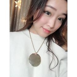 welbijoux Pendant Necklace Silver Gold Chunky Chain Costume Bohemian Necklaces for Women Girls with Gifts Box