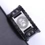 Pagan Tree of Life Yggdrasil Sigil Leather Bracelet Celtic Knot Amulet Jewelry