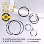 U7 Big Hoop Earrings 925 Sterling Silver Post, Hypoallergenic Stainless Steel Black Gold Color Huge Statement Earrings Hoops for Women Girls, 60 70 100mm Large Earrings