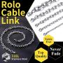 ChainsHouse Men Women Chain Rolo Necklace,3mm/5mm/7mm/9mm/12mm Wide Stainless Steel/Black Metal/18K Gold Plated Cable Link Necklace, 18''-30'' Length-with Gift Box