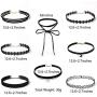 Jewelry Set Black Velvet Choker Necklaces for Women Girls