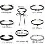 Jewelry Set Black Velvet Choker Necklaces for Women Girls Jewelry Set Black Velvet Choker Necklaces for Women Girls