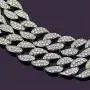 Nanafast Cuban Chain Necklace Hip Hop Iced Out Rhinestone Choker Necklace for Men Women Fashion Hip Hop Jewelry 16-30 Inch Nanafast Cuban Chain Necklace Hip Hop Iced Out Rhinestone Choker Necklace for Men Women Fashion Hip Hop Jewelry 16-30 Inch