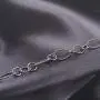 Vanbelle Stering Silver Jewelry Hand-Made Oval Fancy Link Chain Bracelets with Rhodium Plating for Women and Girls Vanbelle Stering Silver Jewelry Hand-Made Oval Fancy Link Chain Bracelets with Rhodium Plating for Women and Girls