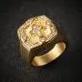AsAlways Mens Retro Vintage Crusade Cross Biker Religious 18K Gold Plated Stainless Steel Cubic Zirconia CZ Cross Paladin Ring Size 7-13 AsAlways Mens Retro Vintage Crusade Cross Biker Religious 18K Gold Plated Stainless Steel Cubic Zirconia CZ Cross Paladin Ring Size 7-13